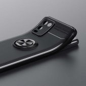 Oppo A54 4G Kılıf Zore Ravel Yüzüklü Magnetic Standlı Silikon Kapak - 7
