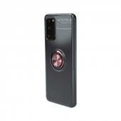 Samsung Galaxy S20 Kılıf Ravel Yüzüklü Magnetic Standlı Silikon Kapak - 6