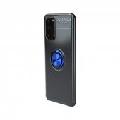 Samsung Galaxy S20 Kılıf Ravel Yüzüklü Magnetic Standlı Silikon Kapak - 7
