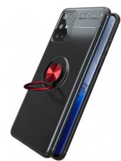 Samsung Galaxy S20 Plus Kılıf Ravel Yüzüklü Magnetic Standlı Silikon Kapak - 10