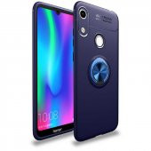 Huawei Y6S 2019 Kılıf Ravel Yüzüklü Magnetic Standlı Silikon Kapak - 1