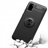 Samsung Galaxy A81 (Note 10 Lite) Kılıf Ravel Yüzüklü Magnetic Standlı Silikon Kapak - 12