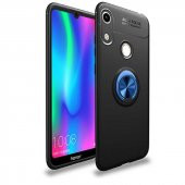 Huawei Y6S 2019 Kılıf Ravel Yüzüklü Magnetic Standlı Silikon Kapak - 10