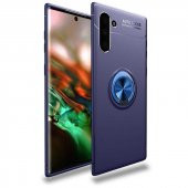 Samsung Galaxy Note 10 Kılıf Ravel Yüzüklü Magnetic Standlı Silikon Kapak - 9