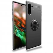 Samsung Galaxy Note 10 Kılıf Ravel Yüzüklü Magnetic Standlı Silikon Kapak - 11