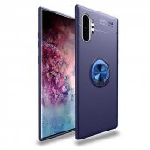 Samsung Galaxy Note 10 Plus Kılıf Ravel Yüzüklü Magnetic Standlı Silikon Kapak - 10