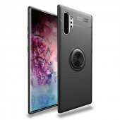 Samsung Galaxy Note 10 Plus Kılıf Ravel Yüzüklü Magnetic Standlı Silikon Kapak - 11