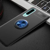 Huawei P30 Kılıf Ravel Yüzüklü Magnetic Standlı Silikon Kapak - 7