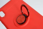 Samsung Galaxy A10 Kılıf Ravel Yüzüklü Magnetic Standlı Silikon Kapak - 11