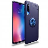 Samsung Galaxy A50 Kılıf Ravel Yüzüklü Magnetic Standlı Silikon Kapak - 1