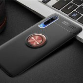 Samsung Galaxy A50 Kılıf Ravel Yüzüklü Magnetic Standlı Silikon Kapak - 6
