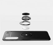 Samsung Galaxy A50 Kılıf Ravel Yüzüklü Magnetic Standlı Silikon Kapak - 12