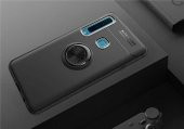 Samsung Galaxy A9 2018 Kılıf Ravel Yüzüklü Magnetic Standlı Silikon Kapak - 2