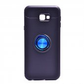 Samsung Galaxy J4 Plus Kılıf Ravel Yüzüklü Magnetic Standlı Silikon Kapak - 7