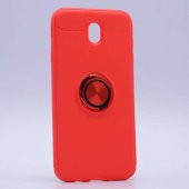 Samsung Galaxy J730 Pro Kılıf Ravel Yüzüklü Magnetic Standlı Silikon Kapak - 3