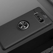 Samsung Galaxy Note 8 Kılıf Ravel Yüzüklü Magnetic Standlı Silikon Kapak - 2