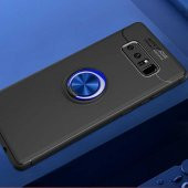 Samsung Galaxy Note 8 Kılıf Ravel Yüzüklü Magnetic Standlı Silikon Kapak - 7