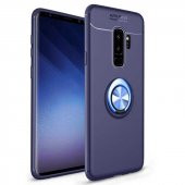 Samsung Galaxy S9 Plus Kılıf Ravel Yüzüklü Magnetic Standlı Silikon Kapak - 4