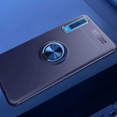 Samsung Galaxy A7 2018 Kılıf Ravel Yüzüklü Magnetic Standlı Silikon Kapak - 4