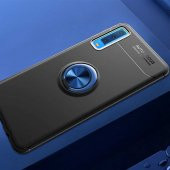 Samsung Galaxy A7 2018 Kılıf Ravel Yüzüklü Magnetic Standlı Silikon Kapak - 7