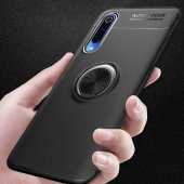 Xiaomi Mi 9 Lite Kılıf Ravel Yüzüklü Magnetic Standlı Silikon Kapak - 9