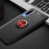 Xiaomi Mi 9 Lite Kılıf Ravel Yüzüklü Magnetic Standlı Silikon Kapak - 12