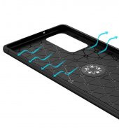 Samsung Galaxy Note 20 Kılıf Ravel Yüzüklü Magnetic Standlı Silikon Kapak - 12