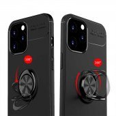 Apple iPhone 12 Pro Kılıf Ravel Yüzüklü Magnetic Standlı Silikon Kapak - 8