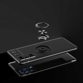 Oppo Reno 5 Pro 5G Kılıf Ravel Yüzüklü Magnetic Standlı Silikon Kapak - 4