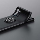 Oppo Reno 5 Pro 5G Kılıf Ravel Yüzüklü Magnetic Standlı Silikon Kapak - 8