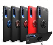 Samsung Galaxy A50 Kılıf Zore Ravel Yüzüklü Silikon Kapak - 1