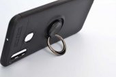 Samsung Galaxy A20 Kılıf Ravel Yüzüklü Magnetic Standlı Silikon Kapak - 2