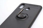 Samsung Galaxy A20 Kılıf Ravel Yüzüklü Magnetic Standlı Silikon Kapak - 3