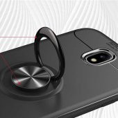 Xiaomi Redmi 8A Kılıf Ravel Yüzüklü Magnetic Standlı Silikon Kapak - 3