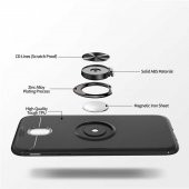 Xiaomi Redmi 8A Kılıf Ravel Yüzüklü Magnetic Standlı Silikon Kapak - 5