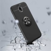 Xiaomi Redmi 8A Kılıf Ravel Yüzüklü Magnetic Standlı Silikon Kapak - 6