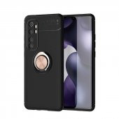 Xiaomi Mi Note 10 Lite Kılıf Ravel Yüzüklü Magnetic Standlı Silikon Kapak - 1