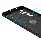 Xiaomi Mi Note 10 Lite Kılıf Ravel Yüzüklü Magnetic Standlı Silikon Kapak - 2