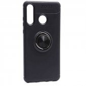 Huawei P30 Lite Kılıf Ravel Yüzüklü Magnetic Standlı Silikon Kapak - 6
