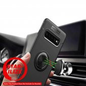 Samsung Galaxy S10 Plus Kılıf Ravel Yüzüklü Magnetic Standlı Silikon Kapak - 12