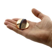 Yarımay Kapı Stoperi Tamponu Yapışkanlı Metal Kapı Stopu Durdurucu Tutucu Albrifin (5 ADET) thumbnail 4