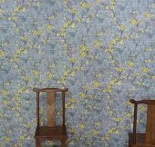 Renkli Duvarlar Çiçek Ağaç Yaprak Desen Kendinden Yapışkanlı 3D Duvar Kağıdı Paneli NW131 thumbnail 4