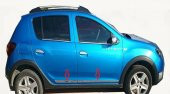Dacia Sandero Stepway Yan Kapı Çıtası 4 Kapı 2012 + Krom - 1