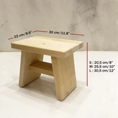 Shark Anatolia Sedir Ahşap Banyo Taburesi Oturak - 4