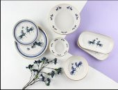 At Desenli Porselen 27 parça 6 kişilik Yemek Takımı - 1