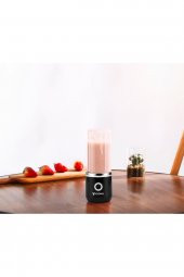 Yasomi Taşınabilir Kablosuz Şarjlı Cam Smoothie El Blenderi Siyah (Yasomi Türkiye Garantili) - 5