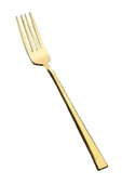 Özlife Dzhg-301 Hüma 12li Yemek Çatalı Gold - 1