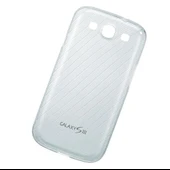 Samsung Galaxy S3 Slim Cover Orjinal Kılıf Beyaz EFC-1G6SWECSTD (Outlet) thumbnail 2