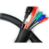 8 MM SİYAH ÖRGÜLÜ KABLO ÇORABI 100 METRE - 2