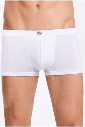 İlke 1606 12li Erkek Bambo Boxer Beyaz L - 1